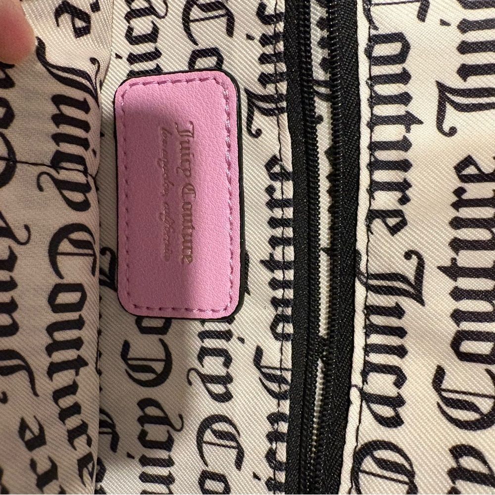 Juicy Couture Love Mode Satchel Fondant Pink Purse View 4